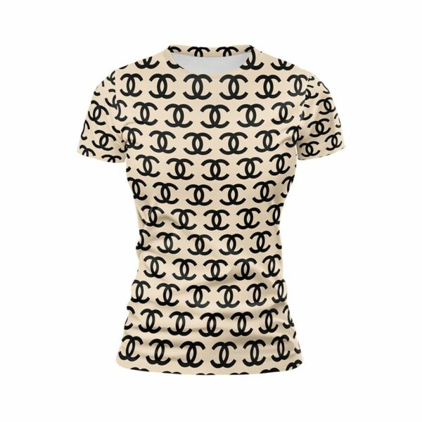 Футболка женская спортивная с принтом «Шанель. Уникальный дизайн. Chanel. Unique Design»