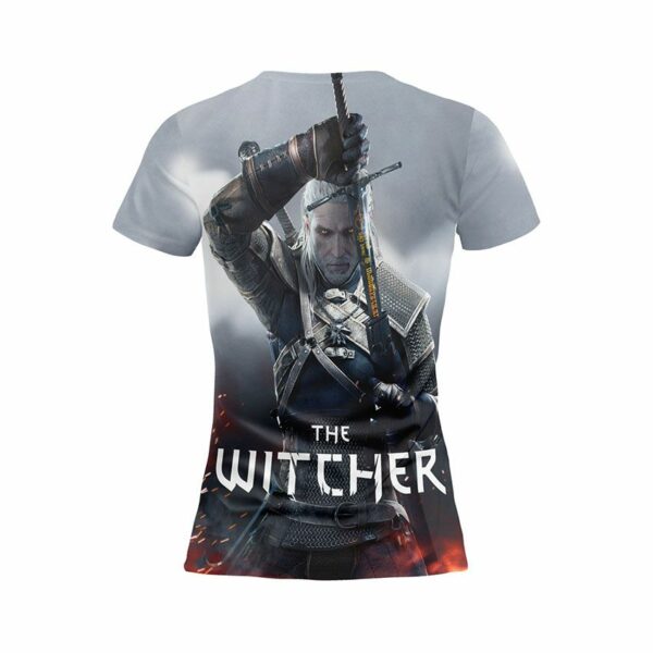 Футболка жіноча спортивна з принтом «Відьмак. Мисливець на Монстрів. The Witcher. Monster Hunter»