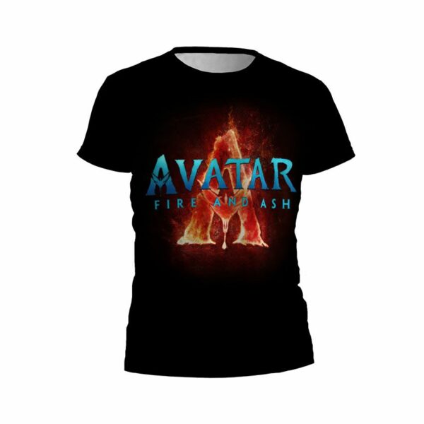 Футболка чоловіча спортивна з принтом «Аватар. Вогонь Пандори. Avatar. Pandora Fire»
