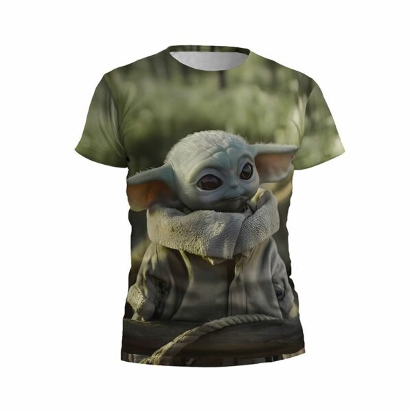 Футболка мужская спортивная с принтом «Малыш Йода. Звездные войны. Yoda. Star Wars»