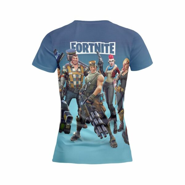 Футболка женская спортивная с принтом «Фортнайт. Боевая команда. Fortnite. Battle Squad»