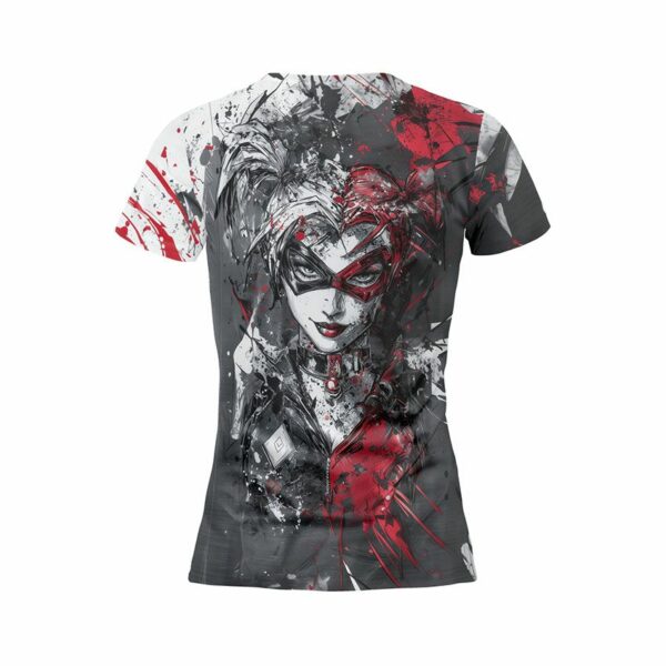 Футболка жіноча спортивна з принтом «Харлі Квін. Арт. Harley Quinn. Аrt»