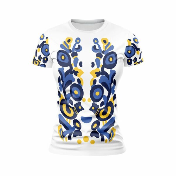 Футболка жіноча спортивна з принтом «Український візерунок. Ukrainian pattern»