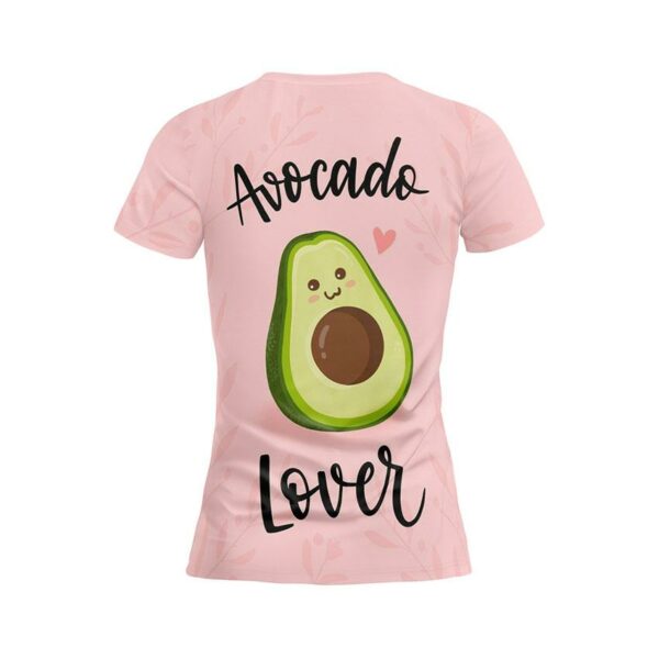 Футболка женская спортивная с принтом «Авокадо любовь. Avocado Love»