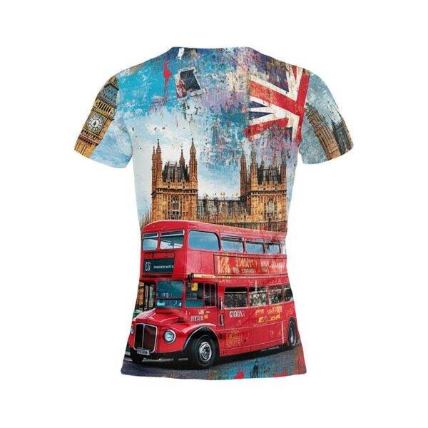 Футболка женская спортивная с принтом «Биг-Бен. Лондонский стиль. Big Ben. London Style»
