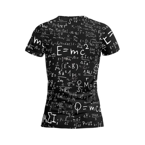 Футболка женская спортивная с принтом «Научные формулы. Scientific formulas»