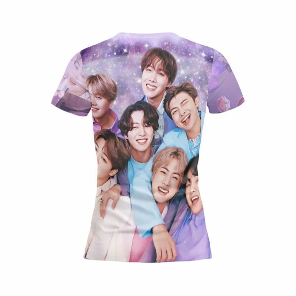Футболка женская спортивная с принтом «Мечты с BTS. Dreams with BTS»