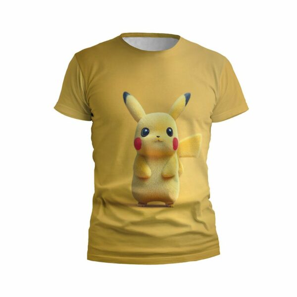 Футболка мужская спортивная с принтом «Пикачу. Милый покемон. Pikachu. Cute Pokemon»