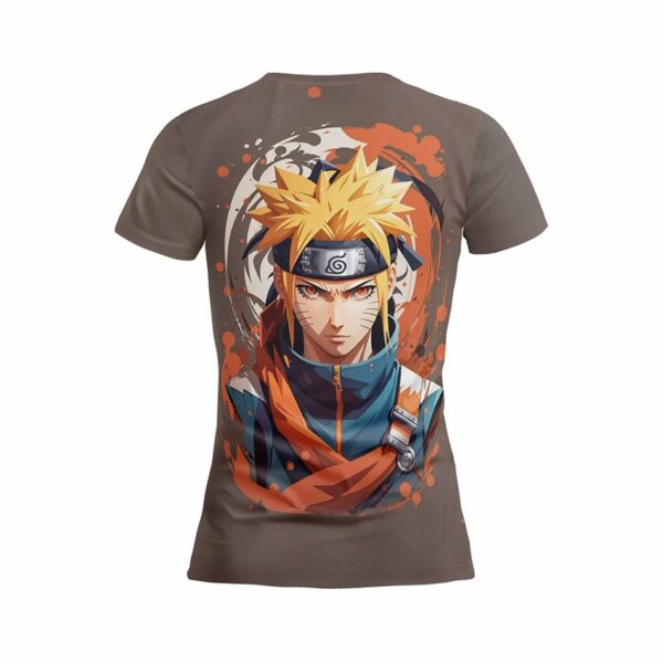 Футболка женская спортивная с принтом «Наруто Узумаки. Портрет. Naruto Uzumaki. Portrait»