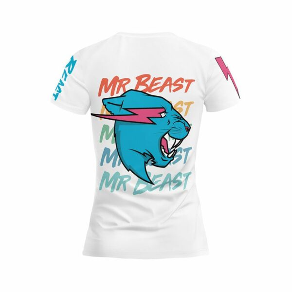 Футболка женская спортивная с принтом «Стиль Мистера Биста. MrBeast Style»