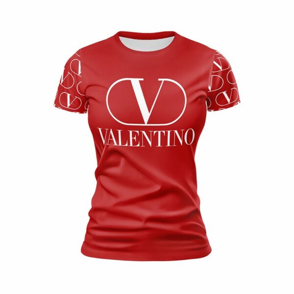 Футболка женская спортивная с принтом «Валентино. Элегантный стиль. Valentino. Elegant style
»