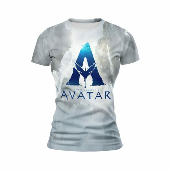 Футболка женская спортивная с принтом «Аватар. Магическое лого. Avatar. Magic Logo»