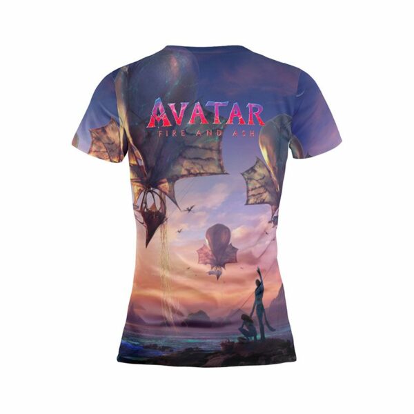 Футболка женская спортивная с принтом «Аватар. Яркий полет. Avatar. The Bright Flight»