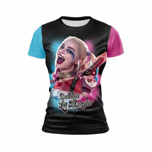 Футболка женская спортивная с принтом «Харли Квин. Фильм. Harley Quinn. Film»