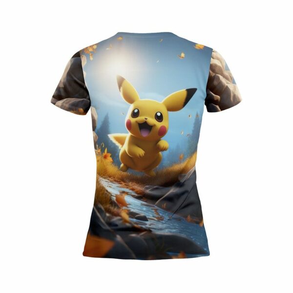 Футболка женская спортивная с принтом «Пикачу. Pikachu»