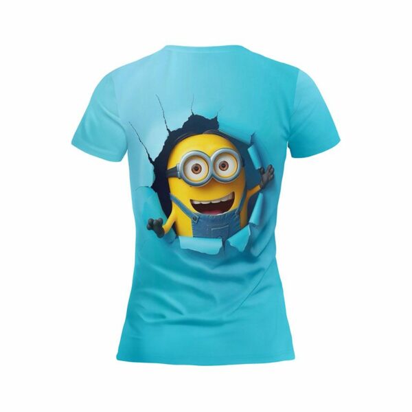 Футболка жіноча спортивна з принтом «Веселий Посіпака. Funny Minion»