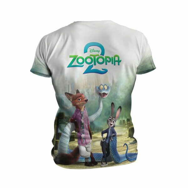 Футболка мужская спортивная с принтом «Зоотрополис 2. Веселые приключения. Zootopia 2. Fun adventures»