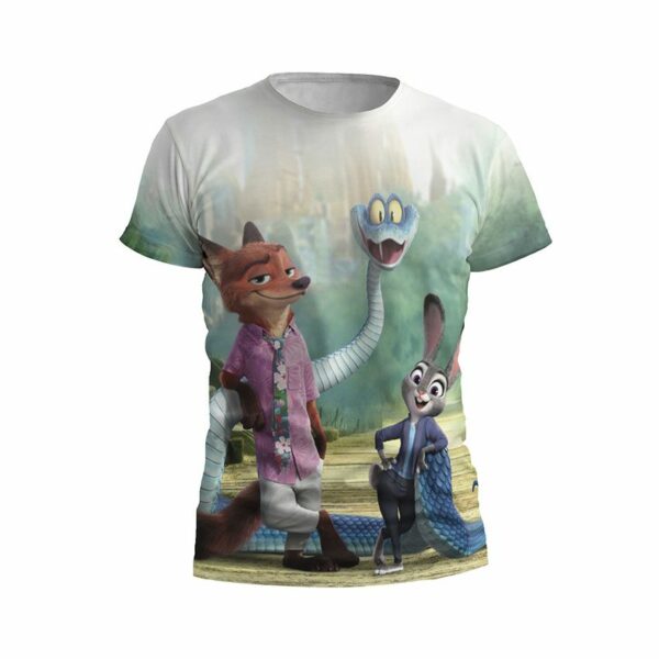 Футболка мужская спортивная с принтом «Зоотрополис 2. Веселые приключения. Zootopia 2. Fun adventures»