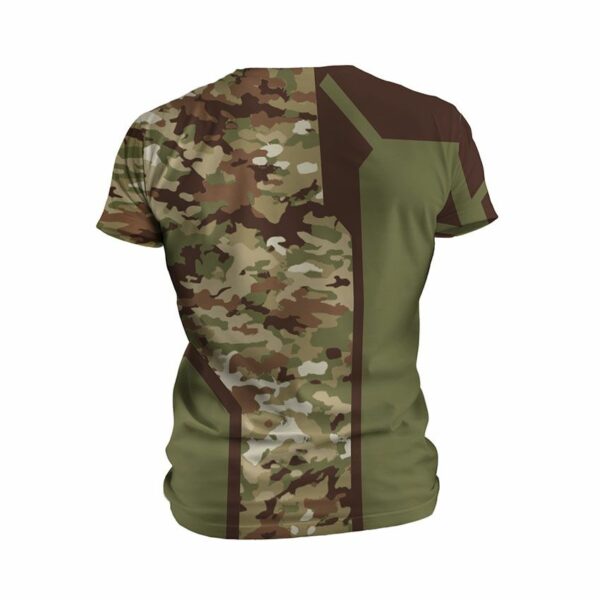 Футболка мужская спортивная с принтом «Бригада Лють. Камуфляж. Camouflage»