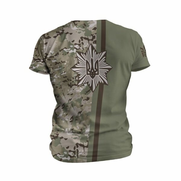 Футболка мужская спортивная с принтом «Бригада Лють. Камуфляж. Camouflage»