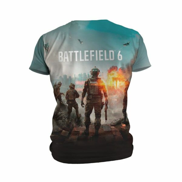 Футболка мужская спортивная с принтом «Батлфилд 6. Битва за город. Battlefield 6. Battle for City
»