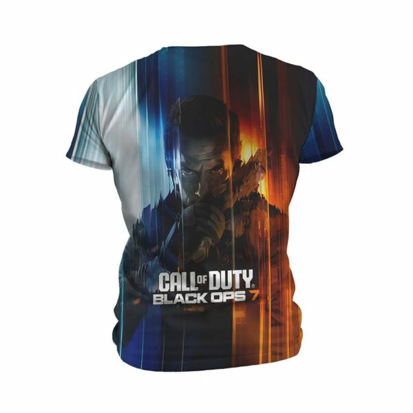 Футболка мужская спортивная с принтом «Двойная сила. Зов долга. Dual power. Call of Duty»