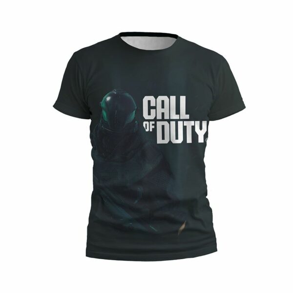 Футболка мужская спортивная с принтом «Зов Долга. Темный Боец. Call of Duty. Dark Fighter»