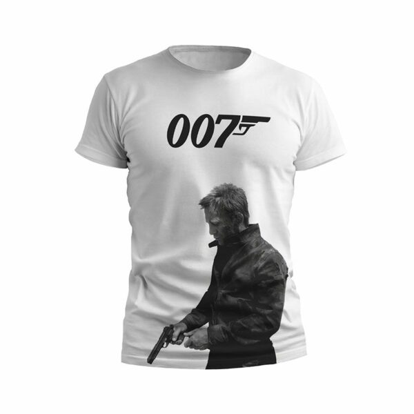 Футболка мужская спортивная с принтом «Скайфолл. Агент 007. Стиль шпиона. Skyfall. Agent 007. Spy style»