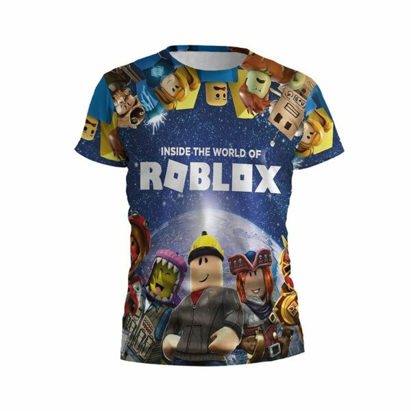 Футболка дитяча спортивна з принтом «Команда Роблокс. Roblox Team»