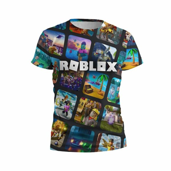 Футболка дитяча спортивна з принтом «Роблокс. Гра. Roblox. Game»