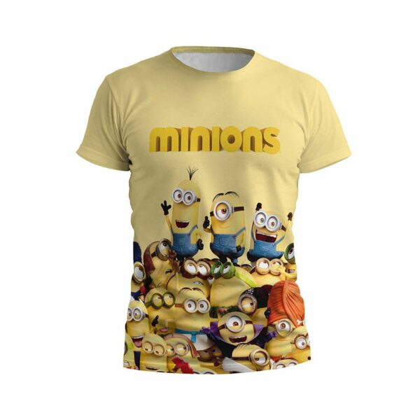 Футболка дитяча спортивна з принтом «Суперкоманда Посіпак. Minion Super Team»