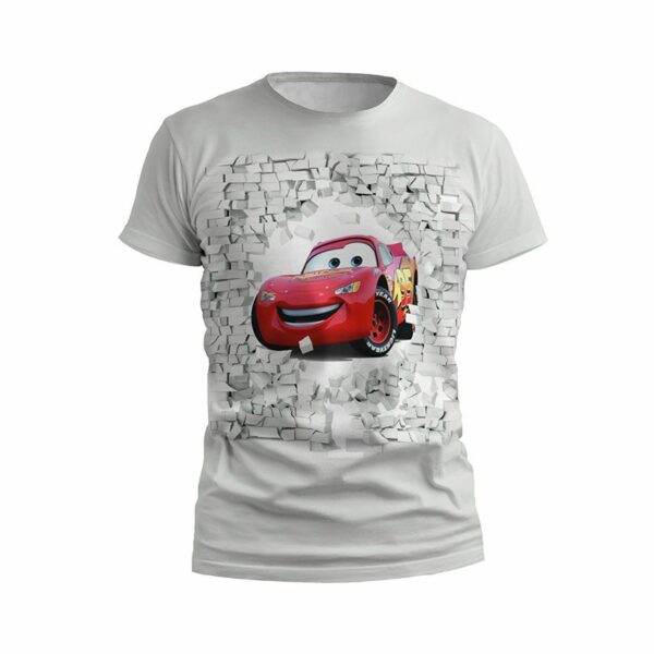 Футболка детская спортивная с принтом «Тачки. Рывок МакКвина. Cars. McQueen's Rush»