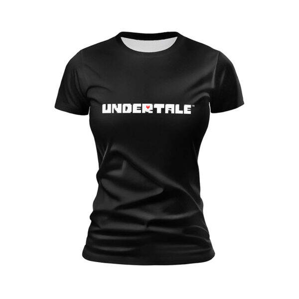 Футболка женская спортивная с принтом «Андертейл. Лого. Undertale. Logo»