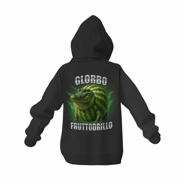 Худи детское с принтом «Глорбо Фруттодрилло. Мемный зверь. Glorbo Fruttodrillo. Meme Beast»