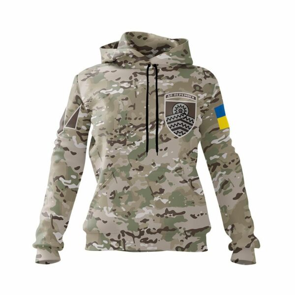 Худі жіноче з принтом «59-та окрема штурмова бригада. Незламний знак. Unbreakable Symbol»