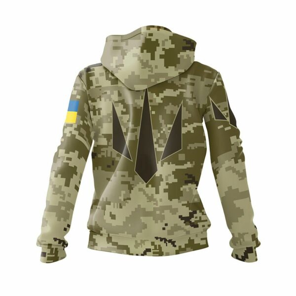 Худі жіноче з принтом «Сили безпілотних систем. Камуфляж. Camouflage»