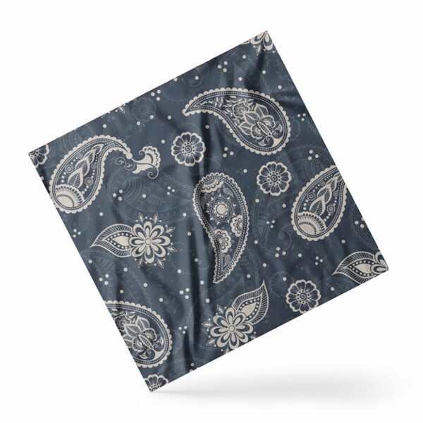 Платок «Пейсли рисунок. Серый. Paisley pattern. Gray»