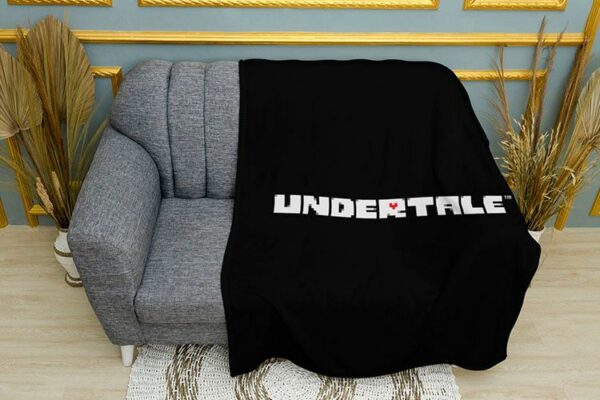 Плед «Андертейл. Лого. Undertale. Logo»