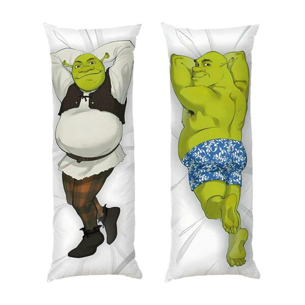 Дакимакура подушка для объятий «Сон со Шреком. Sleep with Shrek»