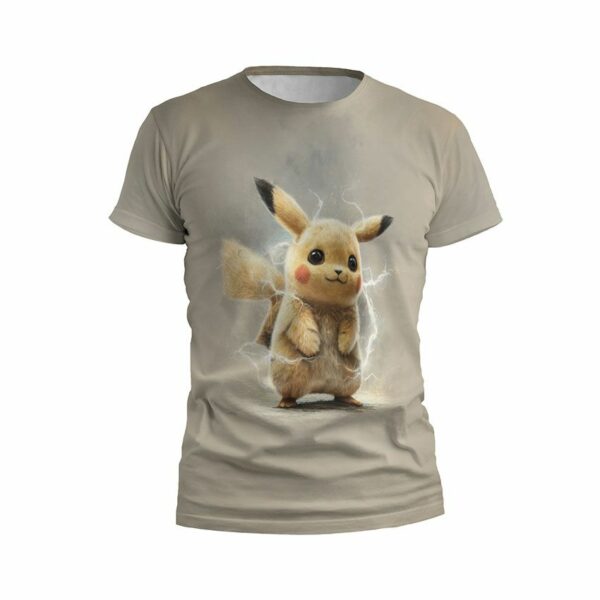 Футболка детская спортивная с принтом «Счастливый Пикачу. Happy Pikachu»