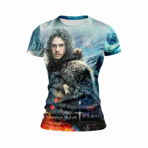 Футболка женская спортивная с принтом «Игра Престолов. Время драконов. Game of Thrones. Time of Dragons»