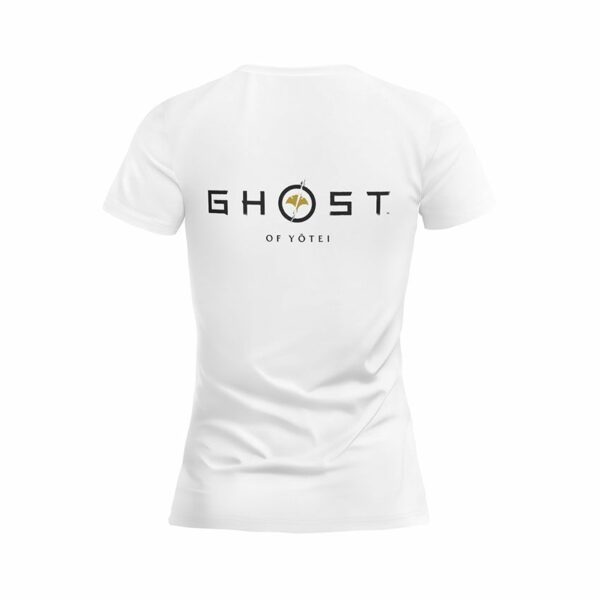 Футболка женская спортивная с принтом «Призрак Йотей. Тень самурая. Ghost of Yotei. Samurai Shadow»