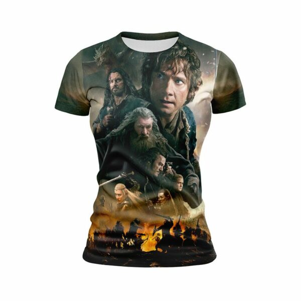 Футболка женская спортивная с принтом «Властелин колец. Персонажи. The Lord of the rings. Characters»