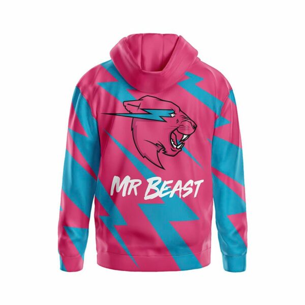 Худи мужское с принтом «Мистер Бист. Гром. Mr.Beast. Thunder»