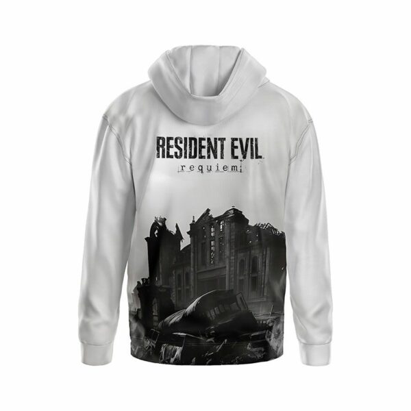 Худи мужское с принтом «Обитель Зла. Выживание города. Resident Evil. City Survival»