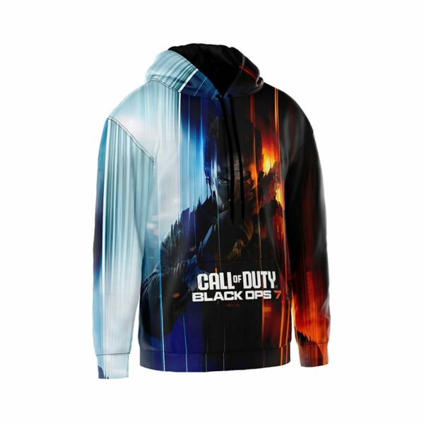 Худи мужское с принтом «Зов долга. Двойная сила. Call of Duty. Dual power»