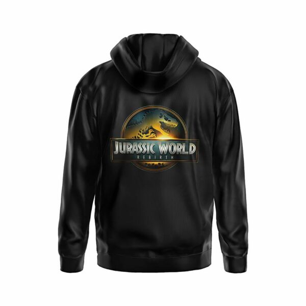 Худі чоловіче з принтом «Світ Юрського періоду. Знак виживання. Jurassic World. Survival Mark»