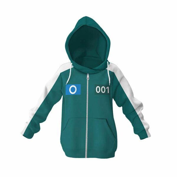 Худи детское с принтом «Игра в кальмара. Игровой костюм. Squid Game. Game Uniform»