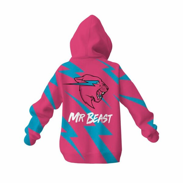 Худи детское с принтом «Мистер Бист. Гром. Mr.Beast. Thunder»
