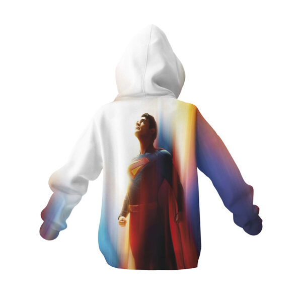 Худи детское с принтом «Супермен. Сила света. Superman. Power of Light»